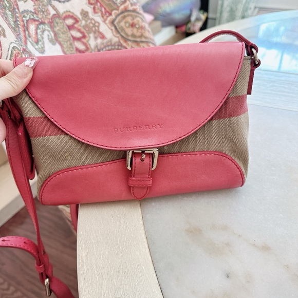 Burberry Canvas Check Henham Small Crossbody Bag/Purse - Picture 11 of 12